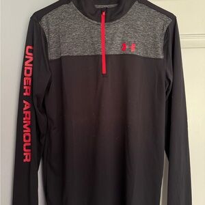 EUC Under Armour Black HeatGear Shirt